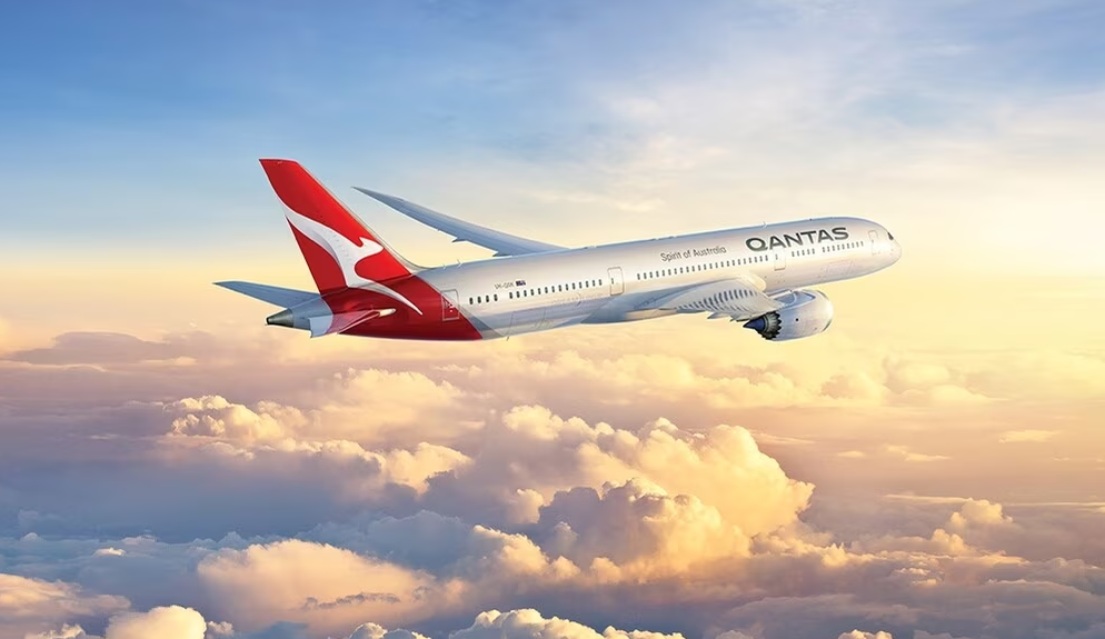 Qantas one of the longest flights from Dallas to Melbourne